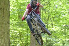 Mountainbike Freestyle-Flugshow